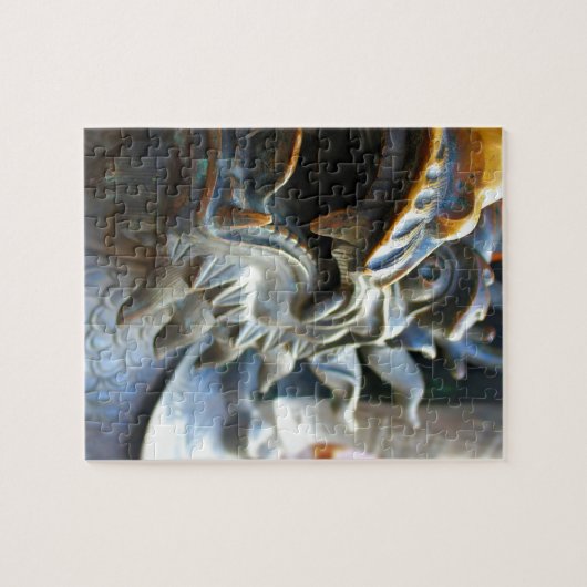 Bronze Dragon - Shanghai, China - 8x10 - 110 Stk. Puzzle (Horizontal)