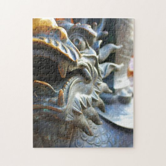 Bronze Dragon - Shanghai, China Puzzle (Vertikal)