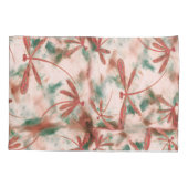 Bronze-Dragonfische auf grünem Splash Kissenbezug (Rückseite)