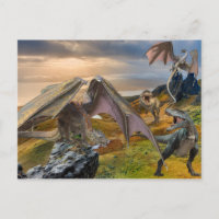 Bronze Dragons Vs Tyrannosaurus Dinosaurier Battle