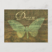 Bronze Dream Butterfly Postkarte (Vorderseite)