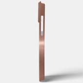 Bronze-Edelstahlaussehen Case-Mate iPhone Hülle (Rückseite / Links)