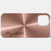 Bronze-Edelstahlaussehen Case-Mate iPhone Hülle (Rückseite (Horizontal))
