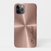 Bronze-Edelstahlaussehen Case-Mate iPhone Hülle (Rückseite)