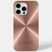 Bronze-Edelstahlmetall Case-Mate iPhone Hülle (Rückseite)