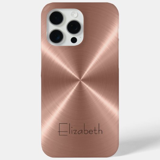 Bronze-Edelstahlmetall Case-Mate iPhone Hülle (Rückseite)