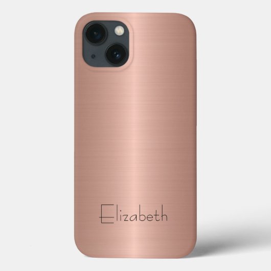 Bronze-Edelstahlmetall Case-Mate iPhone Hülle (Rückseite)