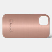 Bronze-Edelstahlmetall Case-Mate iPhone Hülle (Rückseite (Horizontal))