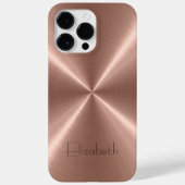 Bronze-Edelstahlmetall Case-Mate iPhone Hülle (Rückseite)