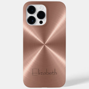 Bronze-Edelstahlmetall Case-Mate iPhone 14 Pro Max Hülle