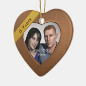 Bronze-Effekt 8. Jubiläum: Hinzufügen eines Fotos Keramikornament (Links)