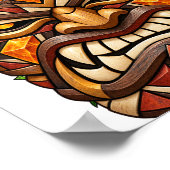 Bronze-Ember-Maske Poster (Ecke)
