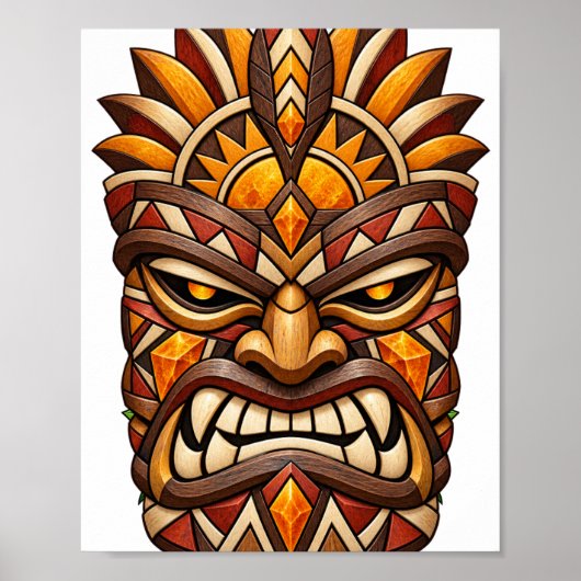 Bronze-Ember-Maske Poster (Vorne)