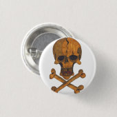 Bronze entbeint Knopf Button (Vorne & Hinten)