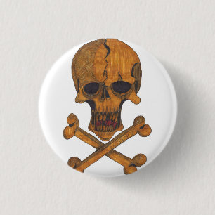 Bronze entbeint Knopf Button