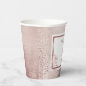 Bronze Erwachsene Doppelschwanz Geburtstag Pappbecher (Rechts)