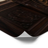 Bronze-Falken-Sternwarte Poster (Ecke)