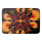 Bronze Feather Fractal Badematte (Vorderseite)