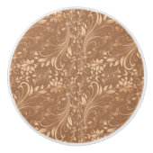 Bronze Floral Keramikknauf (Vorderseite)