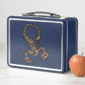 Bronze Giftkorpion sehr giftiges Insekt Metall Brotdose (Beispiel)