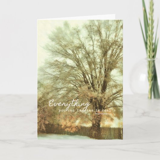 BRONZE GILDING Grußkarte Dankeskarte (Vorderseite)