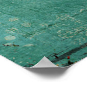 Bronze Giraffe & Owl Art Poster (Ecke)