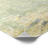 Bronze Giraffe & Owl Art Poster (Ecke)