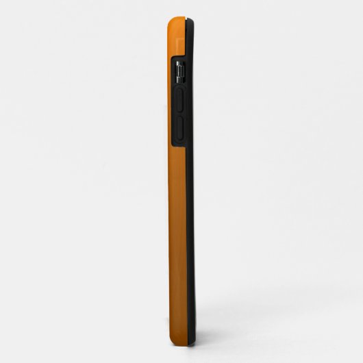 Bronze glänzende Imitate Metal-Monogramm Case-Mate iPhone Hülle (Hinten/Links)