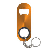 Bronze glänzende Imitate Metal-Monogramm Mini Flaschenöffner (Rückseite)