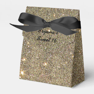Bronze Glitter Funkelnde Geburtstagsfeier Gefallen Geschenkschachtel