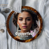 Bronze Glitz Pageant Button Button Benutzerdefinie (Beispiel)