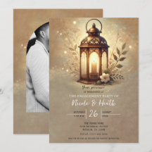 Bronze glühende Laterne Romantische Rustikale Verl