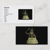 Bronze Goddess Business Card Visitenkarte (Vorne/Hinten)
