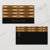 Bronze Gold der Visitenkarte (Vorne/Hinten)