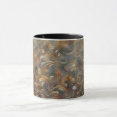 Bronze Gold Floral Art Tassen Cup (Zentrum)