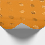 Bronze Gold Metallische Imitat Fossilienmuseum Mon Geschenkpapier (Ecke)