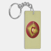 Bronze & Gold Schlüsselanhänger (Vorderseite links)