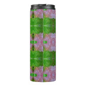 Bronze & Green Ikat 5 Thermosbecher (Rückseite)