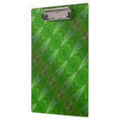 Bronze & Green Leaf Ikat 18 Klemmbrett (Links)