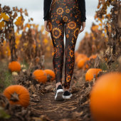 Bronze-Herbst Leggings