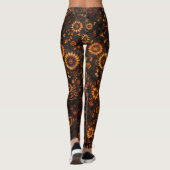 Bronze-Herbst Leggings (Rückseite)