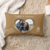 Bronze Hochzeitstag Foto Herzen Lendenkissen (Decke)