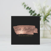 Bronze I am a Powerful Woman - Single Note Card Dankeskarte (Stehend Vorderseite)