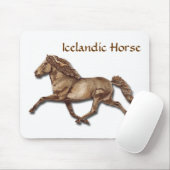 Bronze Icelandic Horse Mousepad (Mit Mouse)