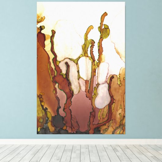 Bronze-Imagination Leinwanddruck (Insitu (Holzboden))