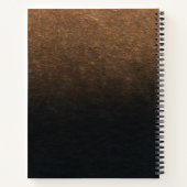 Bronze-individuelle Name Notizblock (Rückseite)