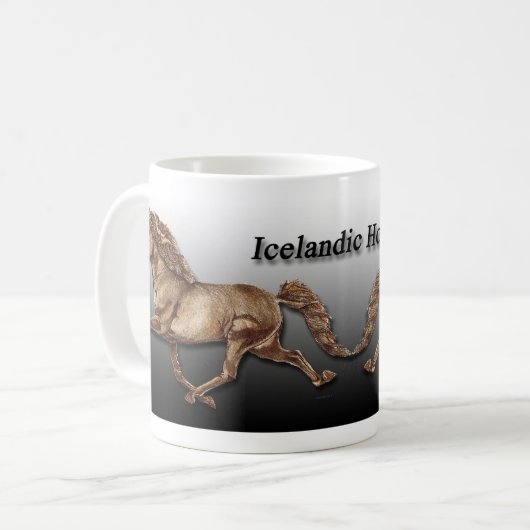Bronze isländisch kaffeetasse (Vorderseite Links)