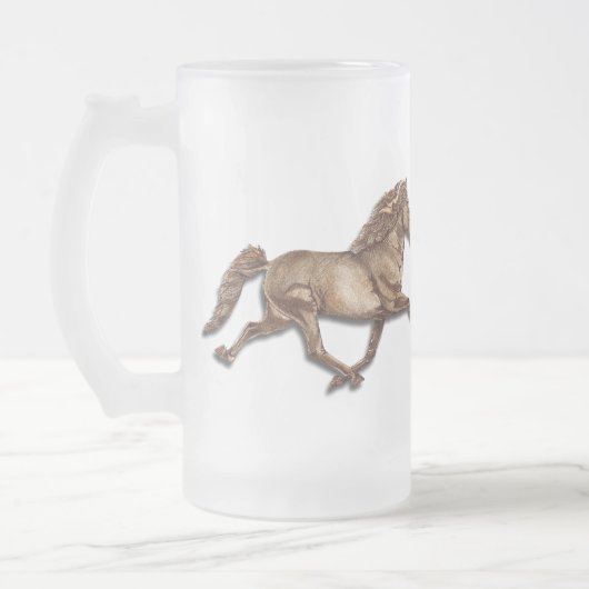 Bronze isländisch mattglas bierglas (Links)