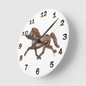 Bronze isländisch runde wanduhr (Winkel)