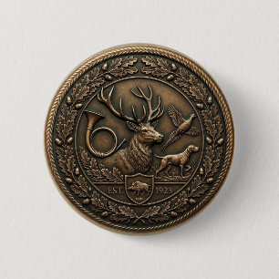 Bronze-Jagdemblem Button